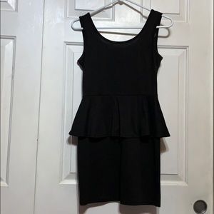 Peplum style dress